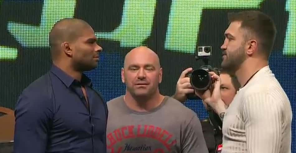 Encarada entre Overeem e Arlovski no UFC