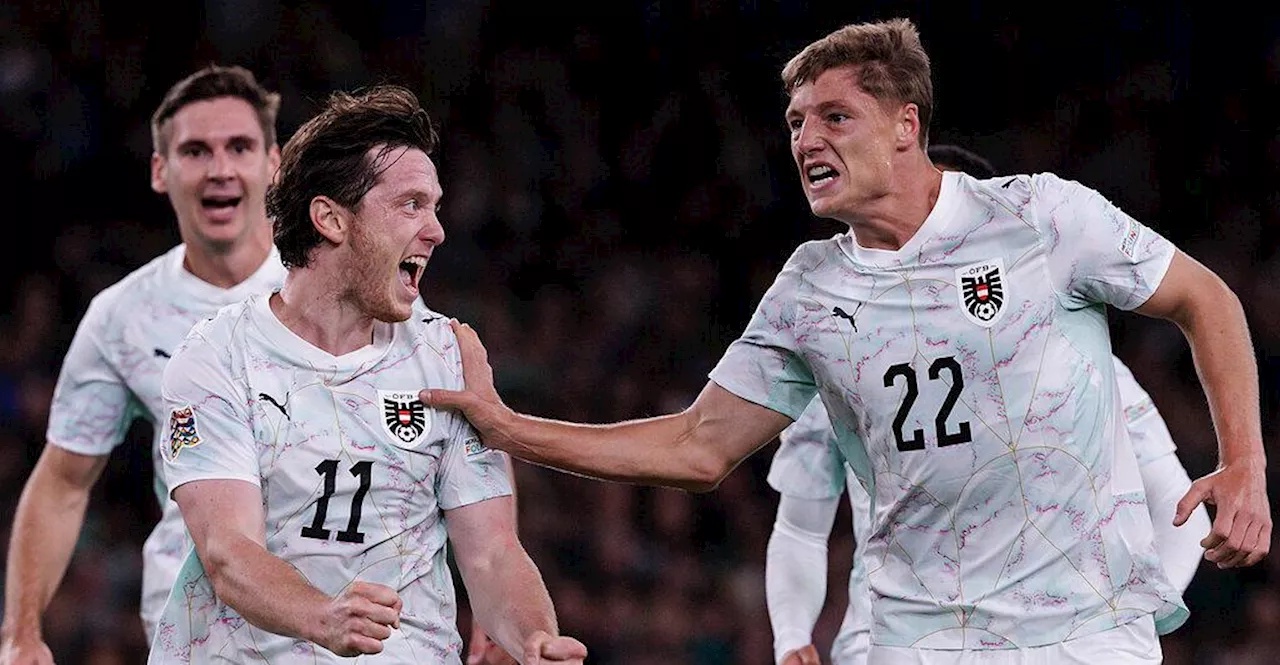 Österreich spielt unentschieden gegen Irland