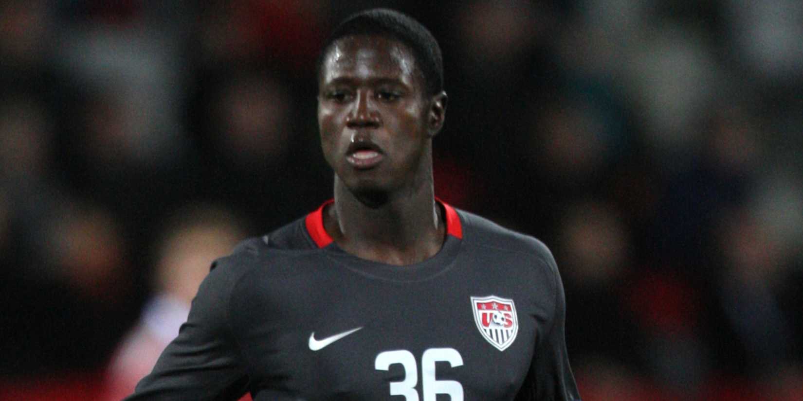 Eddie Johnson in action for the United States