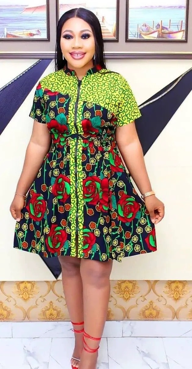 Ankara free outlet gown