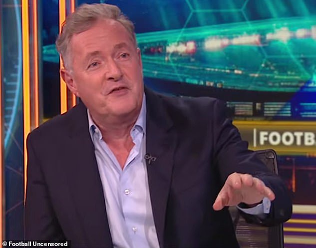 Piers Morgan was unhappy with Souness' suggestion, saying: 'I wouldn't call him a cheat