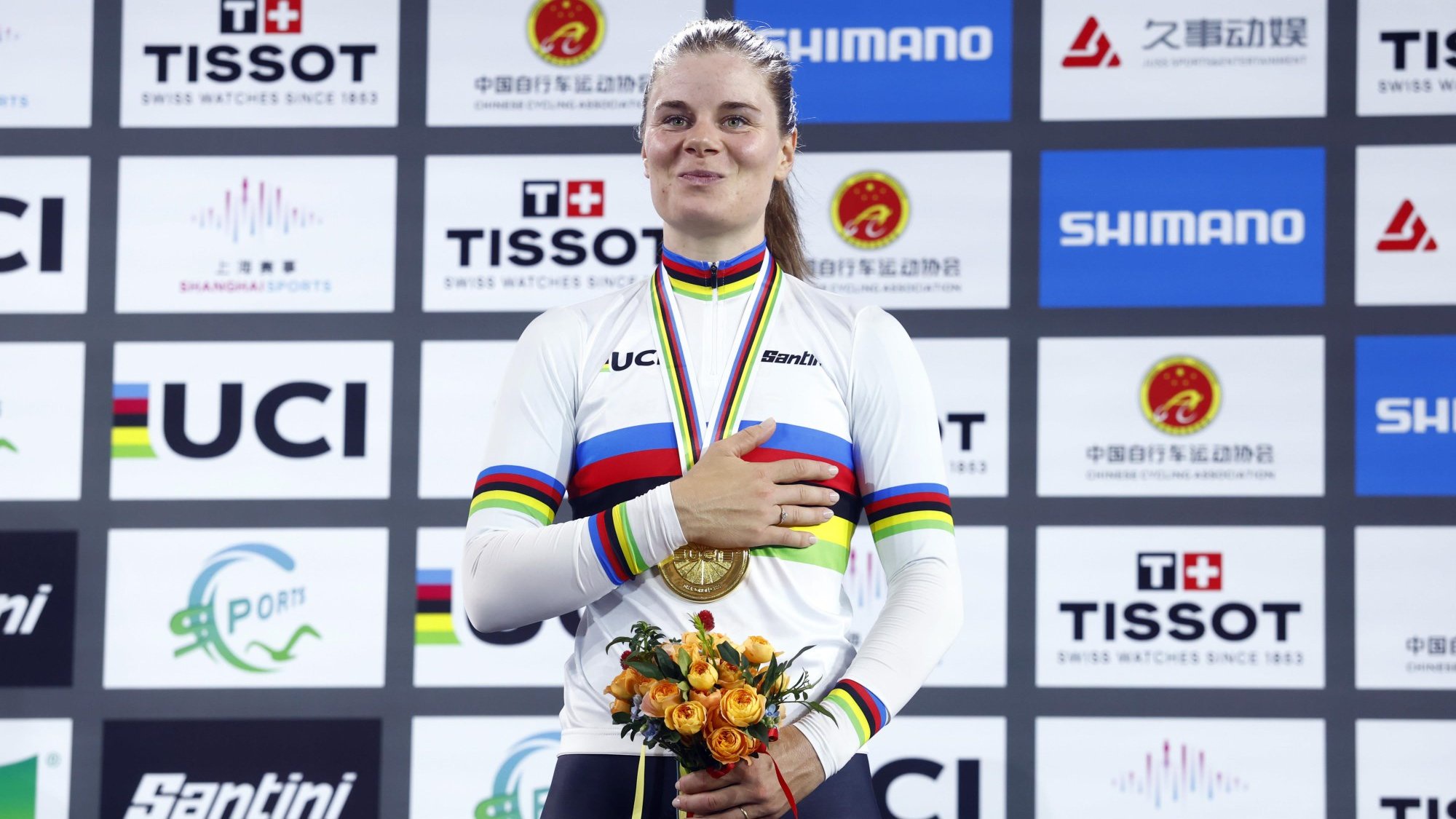 Lotte Kopecky Wins Elimination Race Gold at Track Cycling World Championships