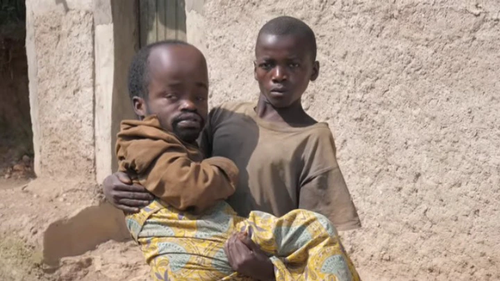 Sad story of two brothers whose parents left them because the older brother was disabled.