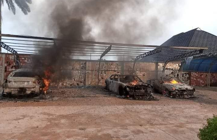 IPOB's ESN members accused of burning man's mansion and fleet of cars over false claim of planting cameras to monitor them  3