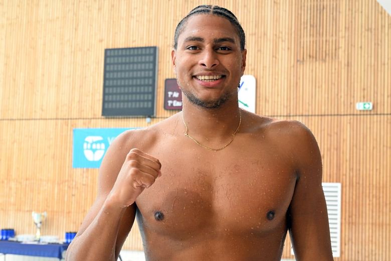 Avant de rejoindre Angers pour les championnats de France Elite, Yohann Ndoye-Brouard a battu un record de France militaire détenu par un certain Alain Bernard : celui du 50 mètres nage libre.