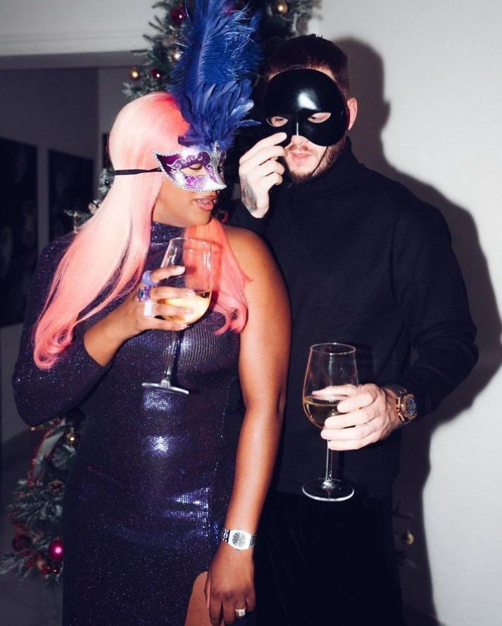 DJ Cuppy shares lovely photos from her New Year's day celebration in Dubai with her fiancée Ryan Taylor