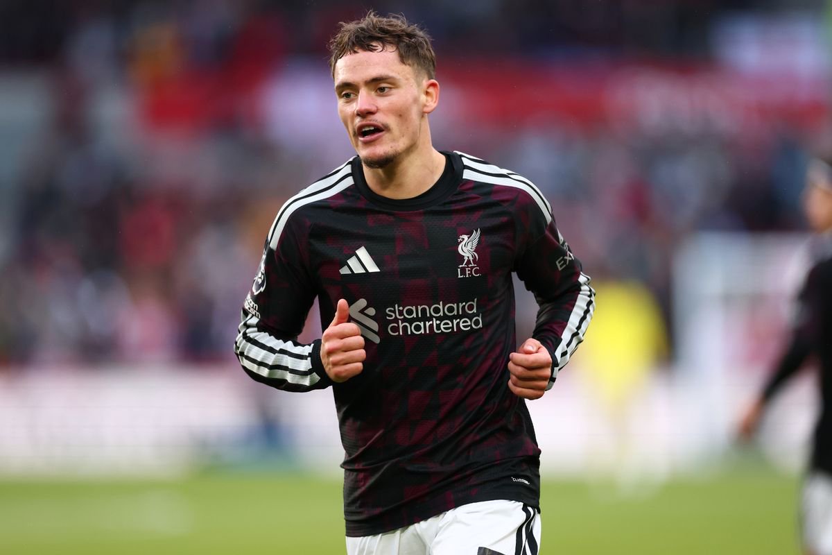Florian Wirtz during the Premier League match between Brentford and Liverpool FC at Gtech Community Stadium. 