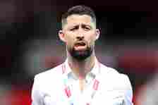 Gary Cahill of AFC Bournemouth during the Sky Bet Championship match between Bournemouth and Millwall at the Vitality Stadium, Bournemouth on Satur...