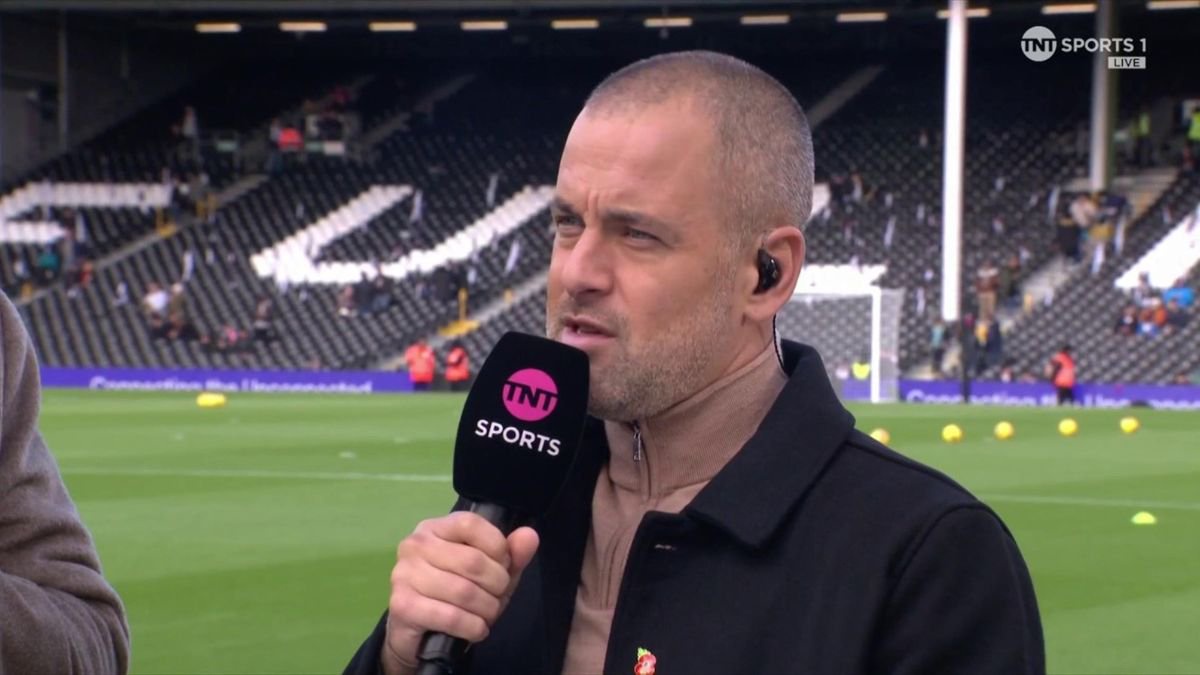 Joe Cole speaking on TNT Sport.