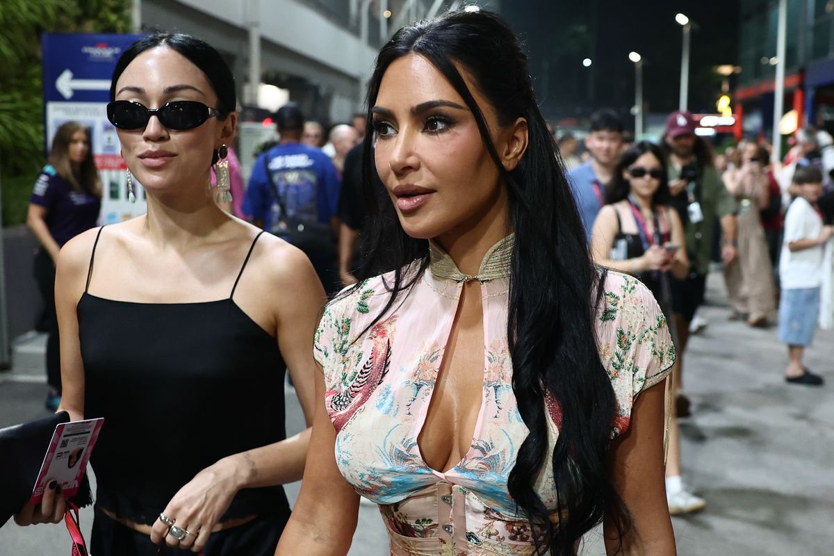 Kim Kardashian at the Singapore Grand Prix