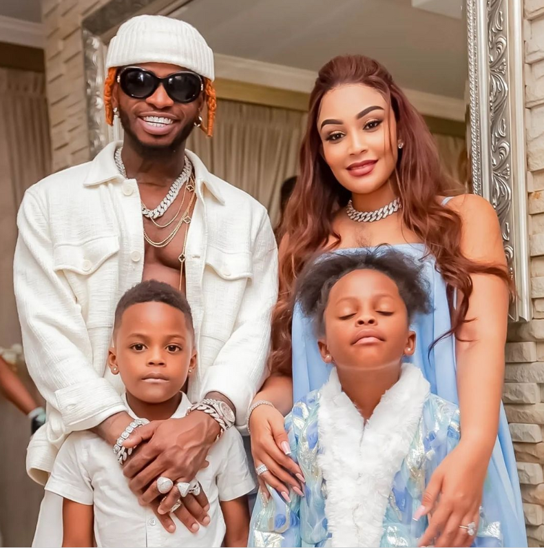 Zari, Diamond and their kids