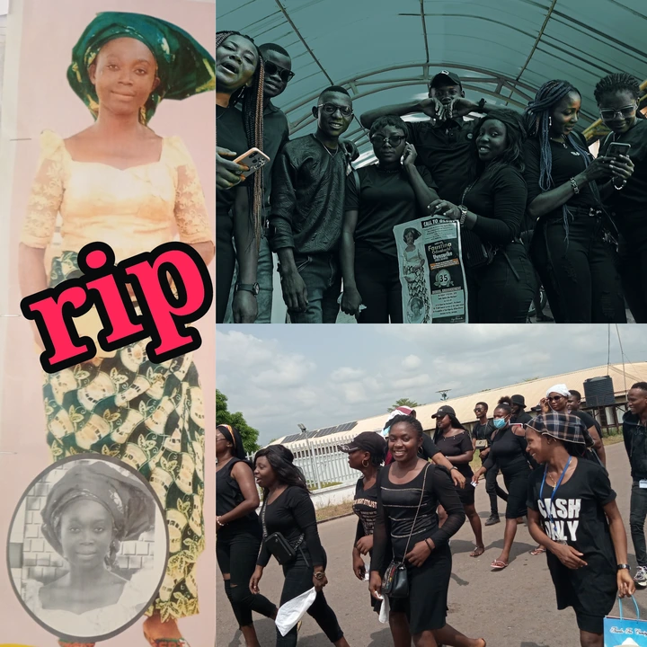 SAD: Polytechnic Students Mourn Their Brilliant And Humble Lecturer Who Died In A Fire Outbreak
