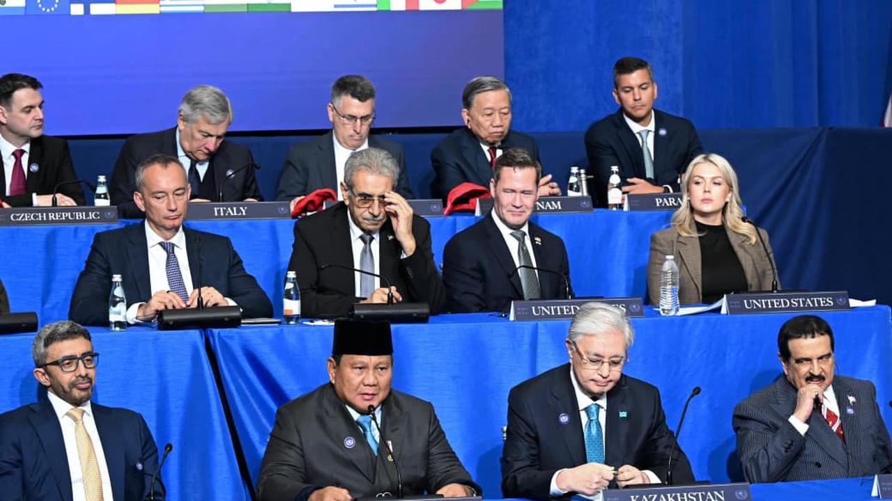 Prabowo dalam rapat perdana Board of Peace (BoP)