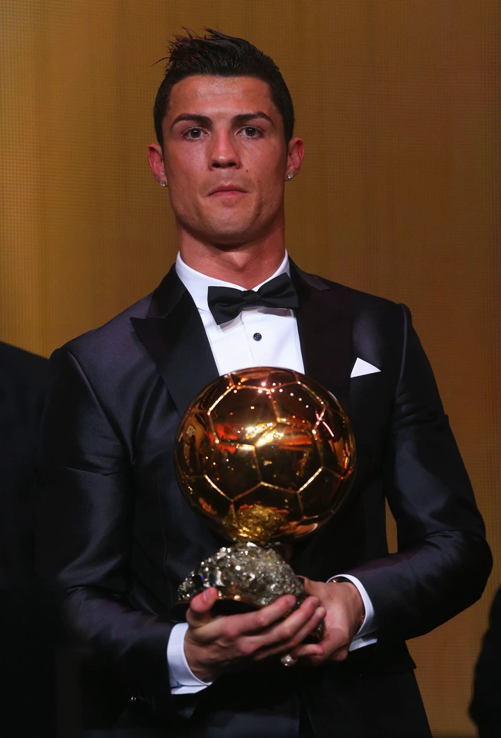 Ronaldo lifted the Ballon d'Or that year for the second of his five triumphs