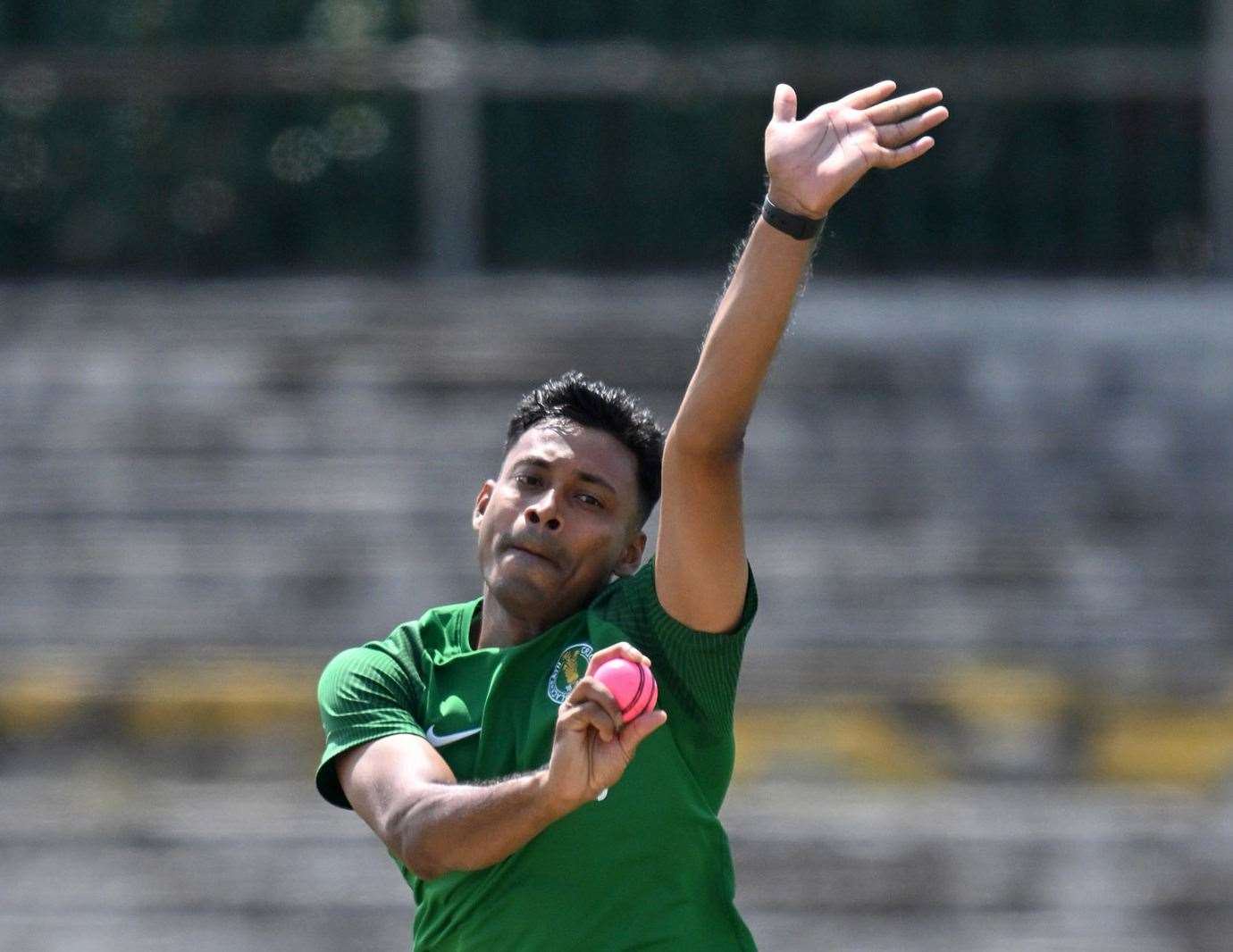 Former Kent player Arafat Bhuiyan in action for Blackheath. Picture: Keith Gillard