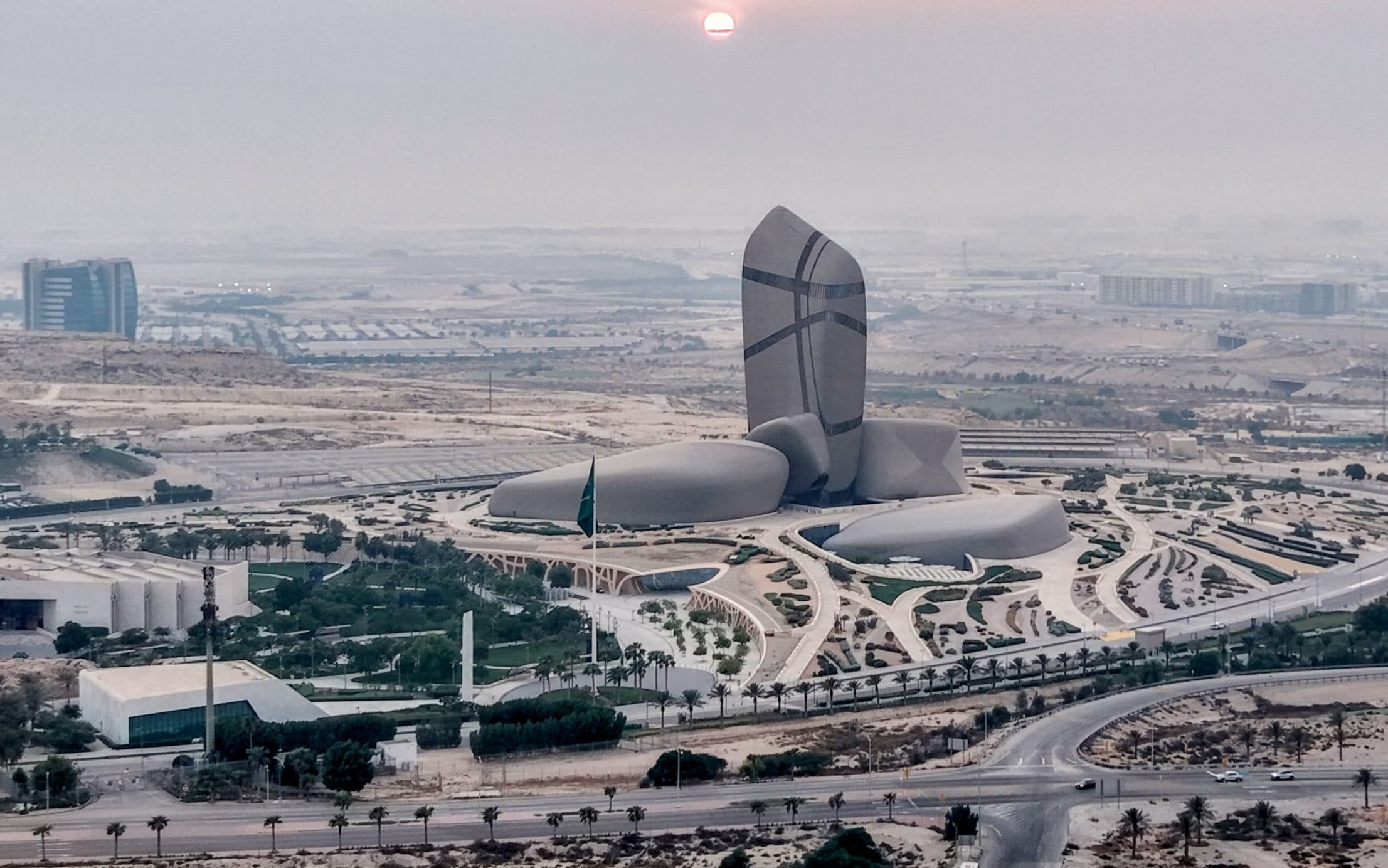 Aerial view of headquarters of the Saudi Arabian Oil Company (Saudi Aramco) in Dhahran in eastern Saudi Arabia on October 14, 2026