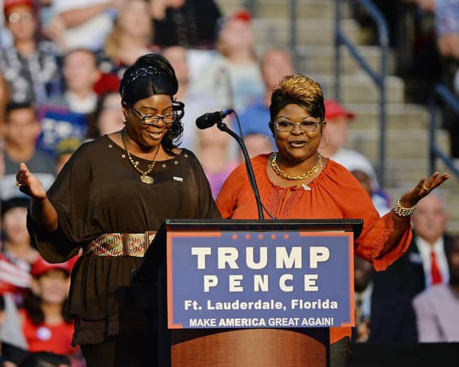 Diamond and Silk were known for their support of Trump. Credit: MediaPunch Inc/Alamy Stock Photo