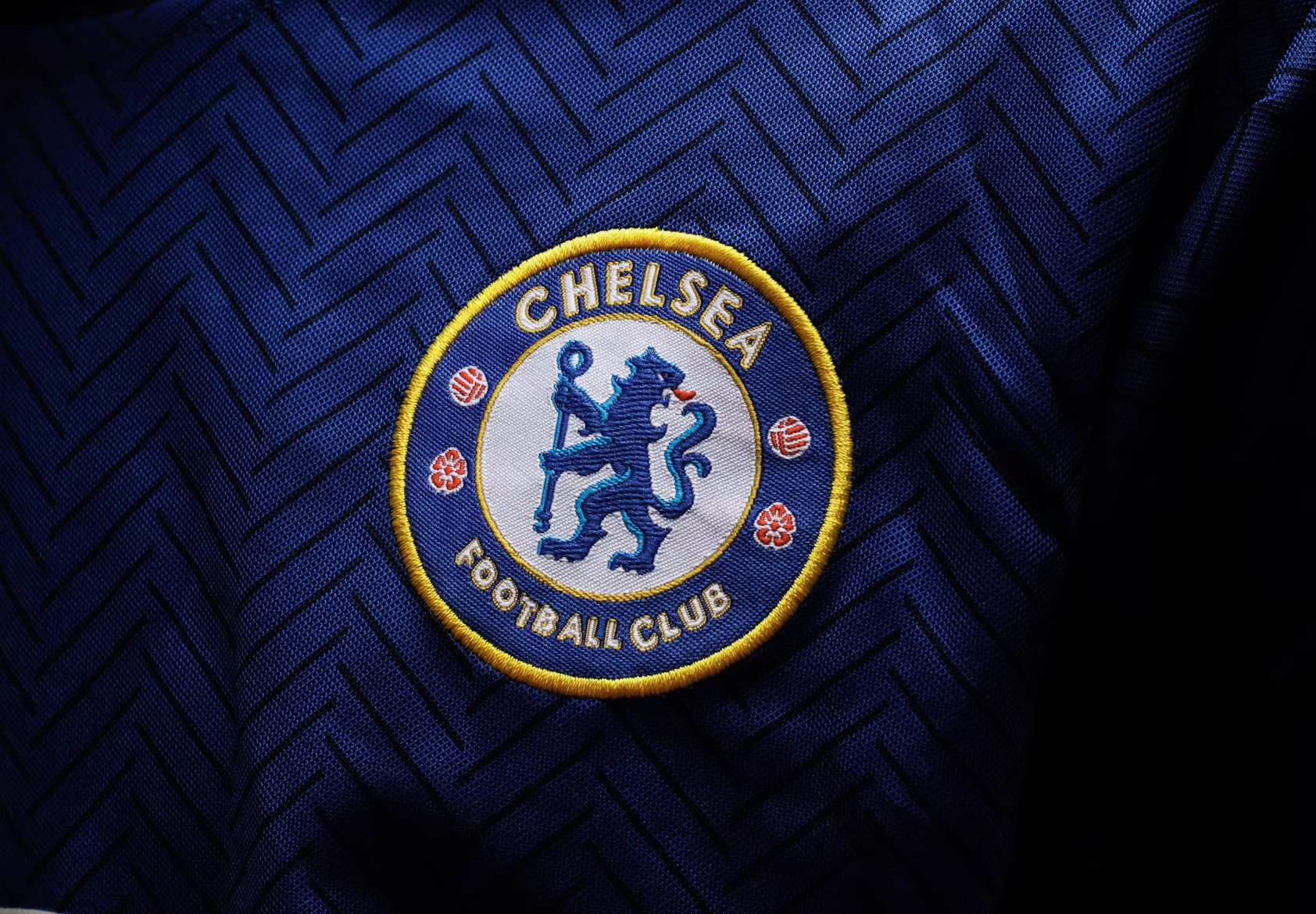 chelsea badge on material
