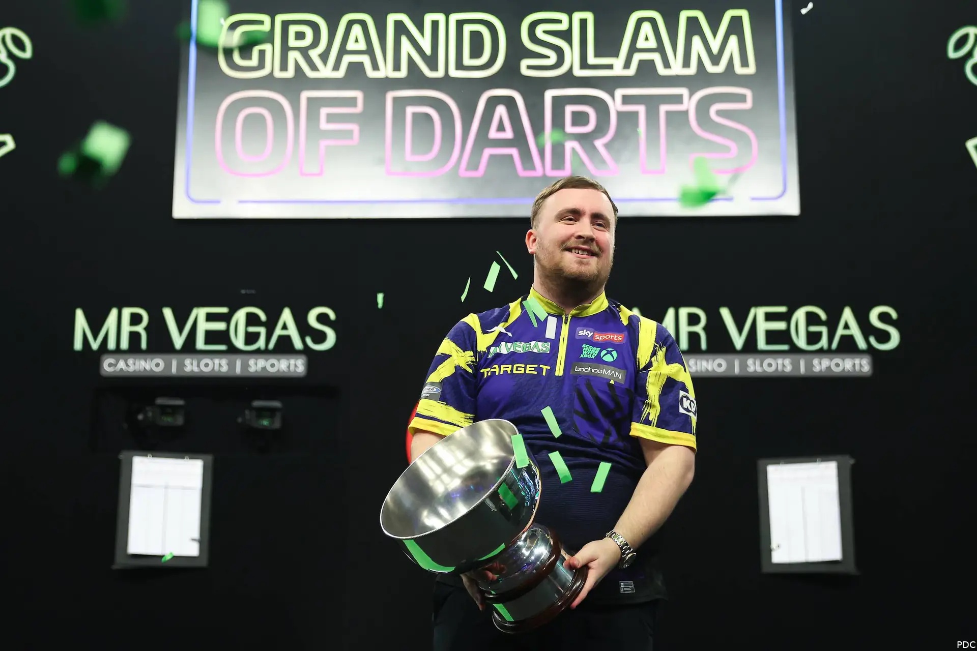 Luke Littler Grand Slam of Darts Trophy