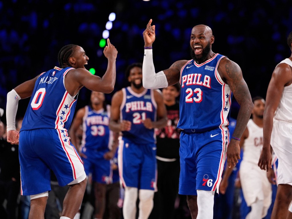 LeBron James and 76ers stage comeback as Trump criticizes star