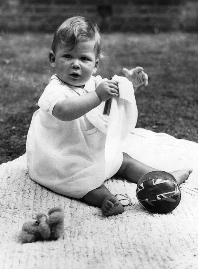 Prince Michael of Kent as a baby