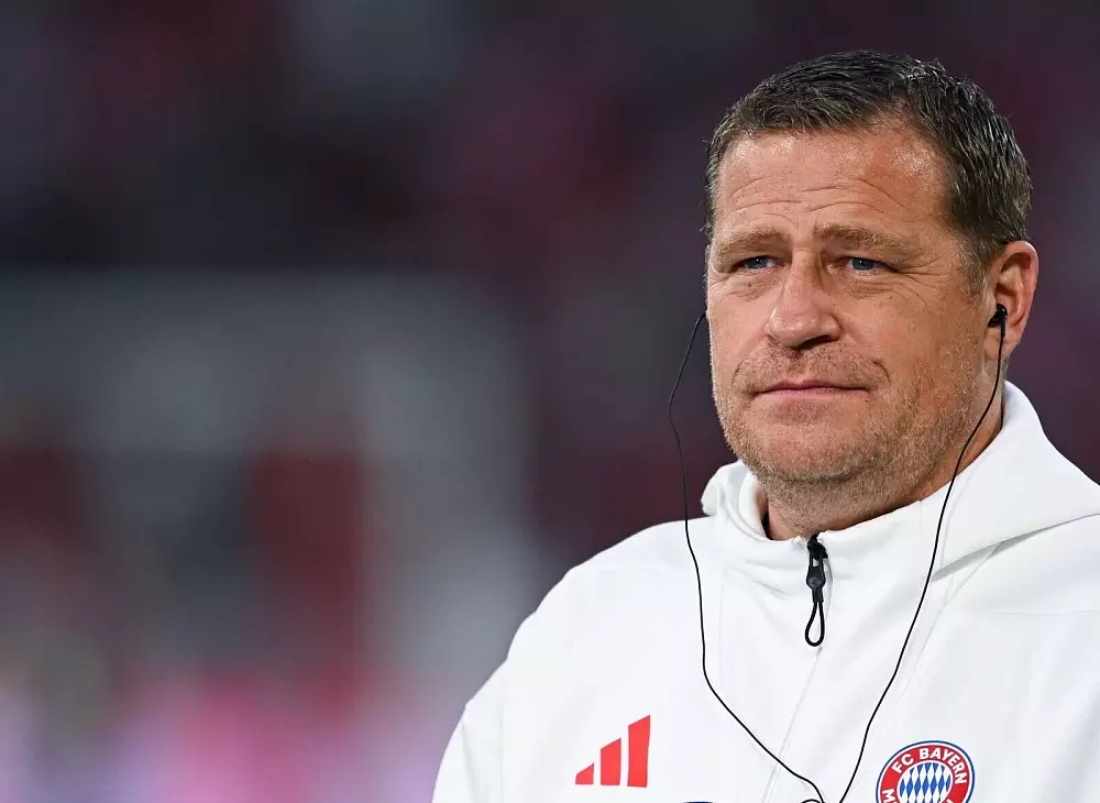 Max Eberl freut sich über die Reaktion des Teams. (Archivbild) - © Sven Hoppe/dpa