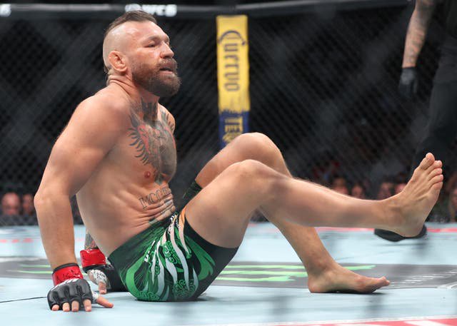 Conor McGregor has vowed to return despite suffering two catastrophic injuries to the same leg in his last two fights