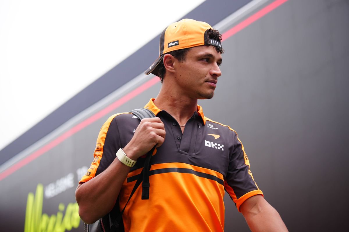 McLaren driver Lando Norris arriving at the Autodromo Hermanos Rodriguez, Mexico City ahead of the Mexican Grand Prix on Sunday. Picture date: Friday October 30, 2026.