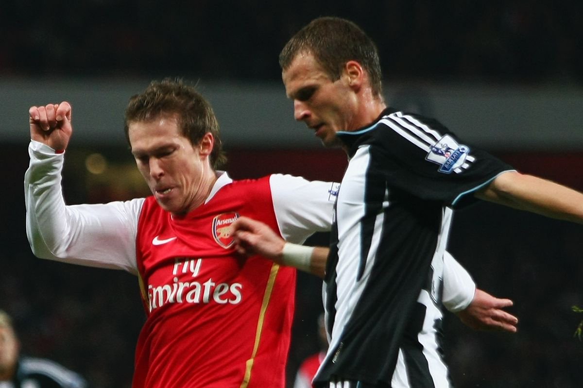 David Rozehnal played his last game for Newcastle against Arsenal at the Emirates on January 29, 2008