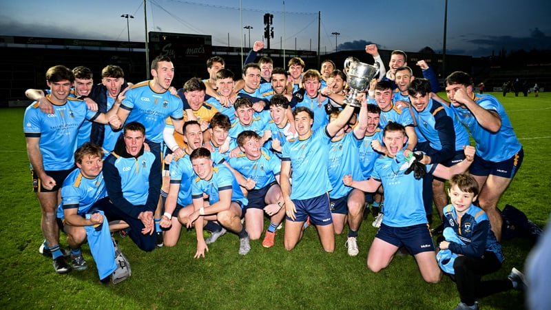 25 October 2026; Salthill-Knocknacarra celebrate after winning the Galway County Senior Club Football Championship final match between Salthill-Knocknacarra and Moycullen at Pearse Stadium in Galway. Photo by Philip Fitzpatrick/Sportsfile
