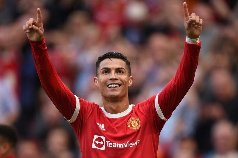 Cristiano Ronaldo scored twice in his first match since rejoining Manchester United