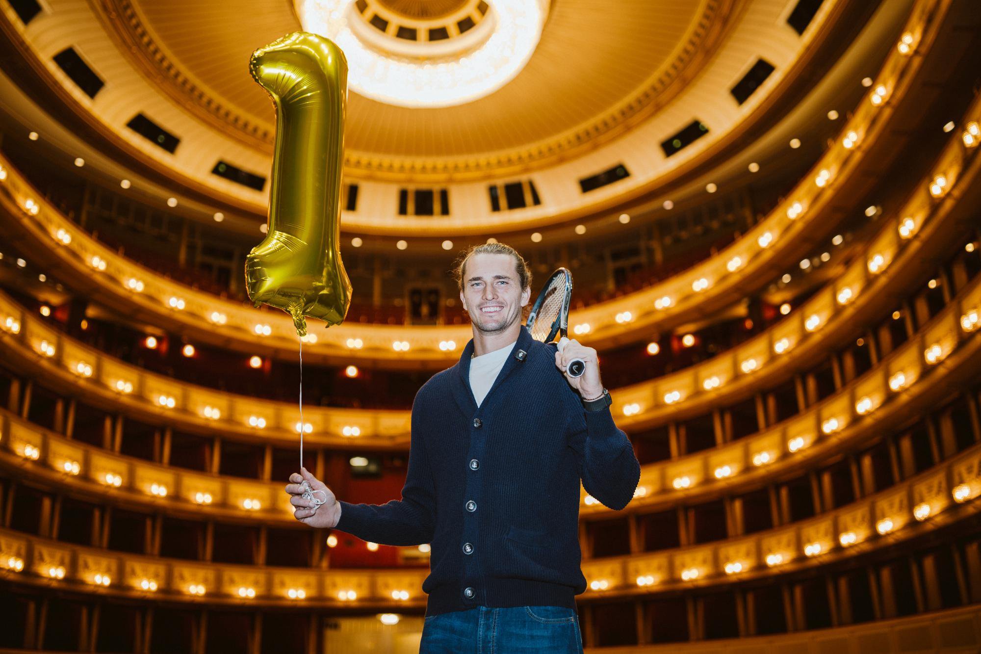 Alexander Zverev, die Nr. 1 in der Staatsoper