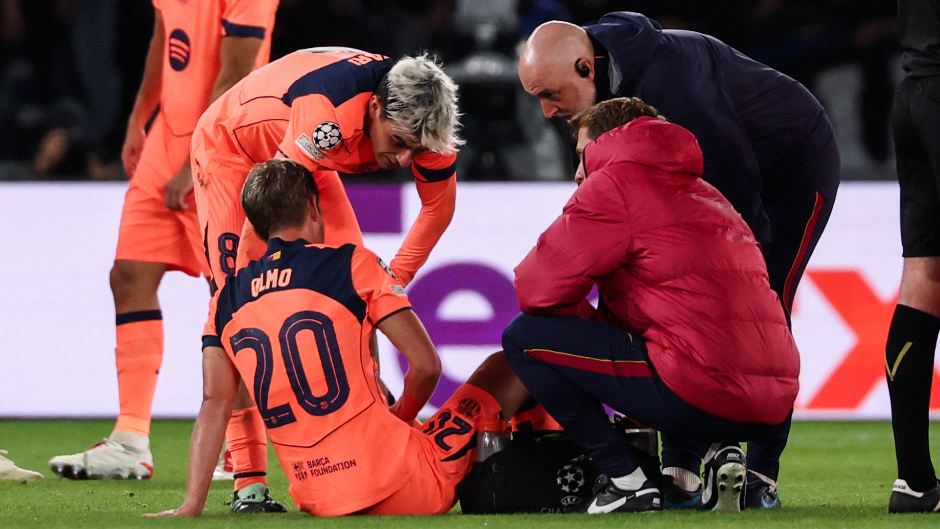 Barcelona midfielder Olmo ruled out of Clasico with injury