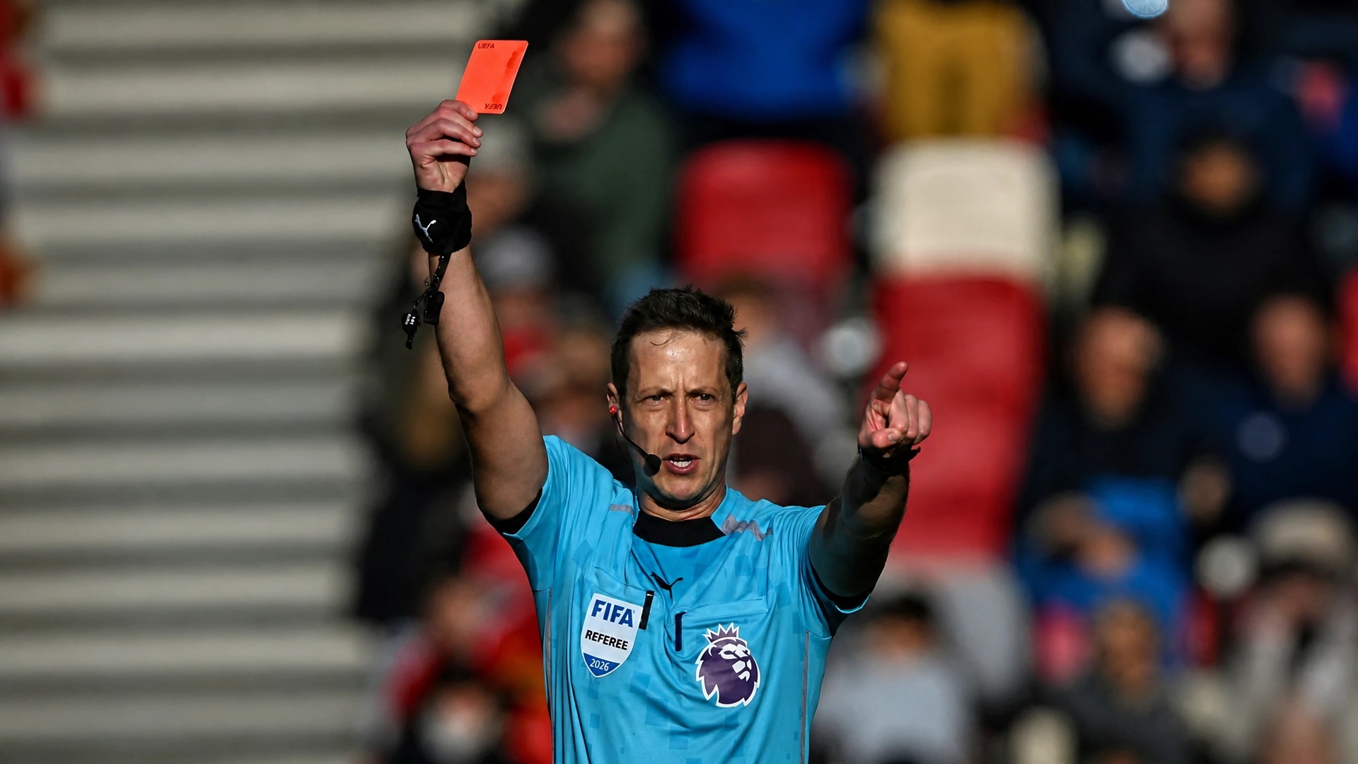 Why Liverpool were not awarded a penalty after Yehor Yarmolyuk red card for Jeremy Jacquet headbutt in the box