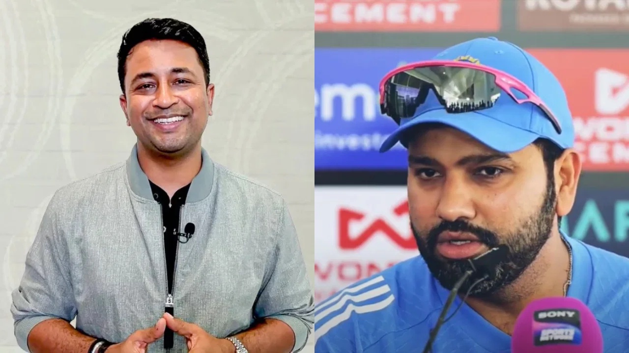 Pragyan Ojha and Rohit Sharma