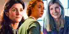 Blended image of Michelle Fairley in Game of Thrones, Soairse Ronan in Brooklyn, Sharon Horgan in Bad Sisters 
