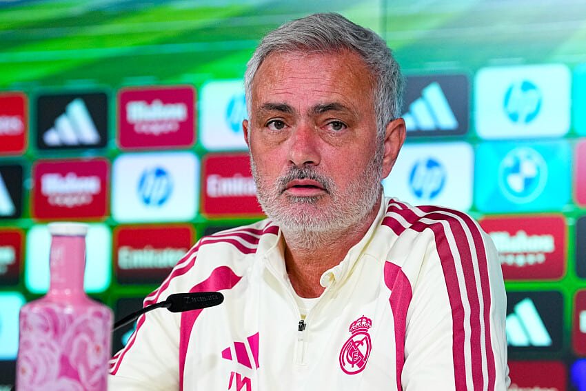 José Mourinho (Real Madrid) en conférence de presse
