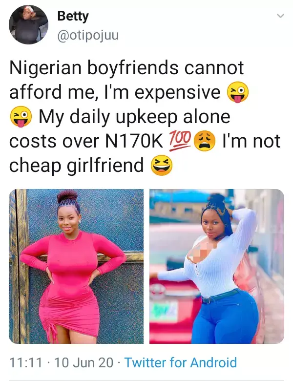No Nigerian Guy Can Handle Me I Am Too Expensive For You All Pretty Lady Says Ghbase Com