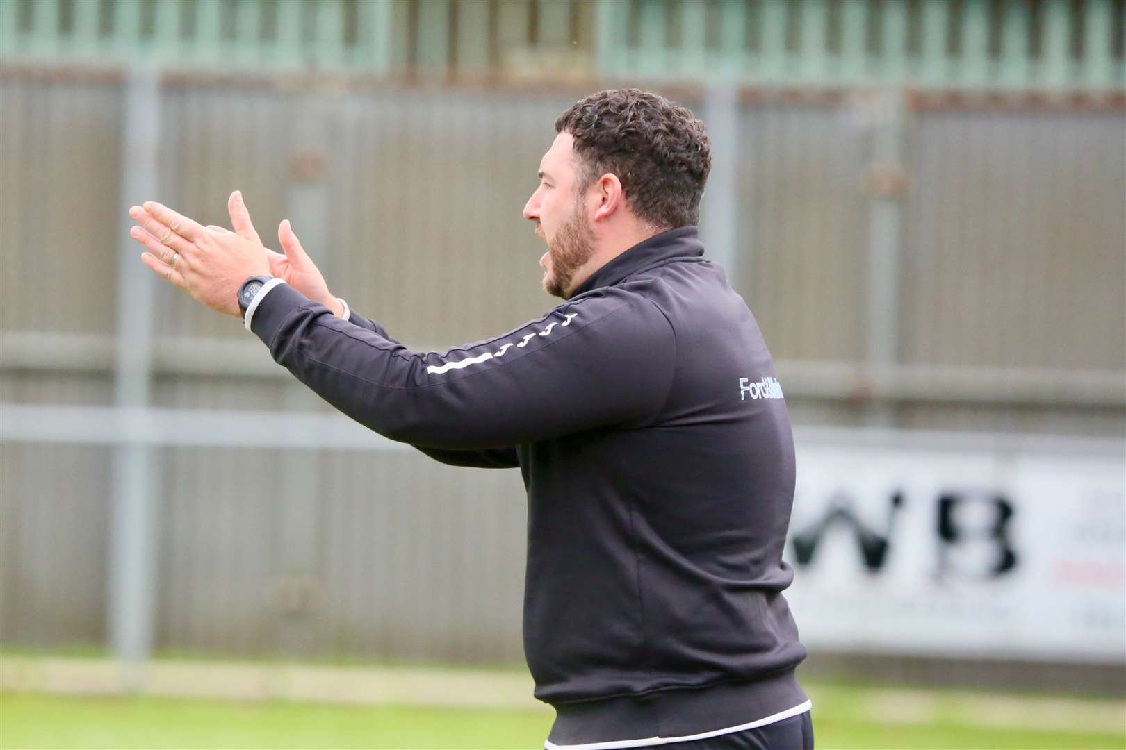 Holbeach manager Callum Lawe. Photo: Jason Richardson