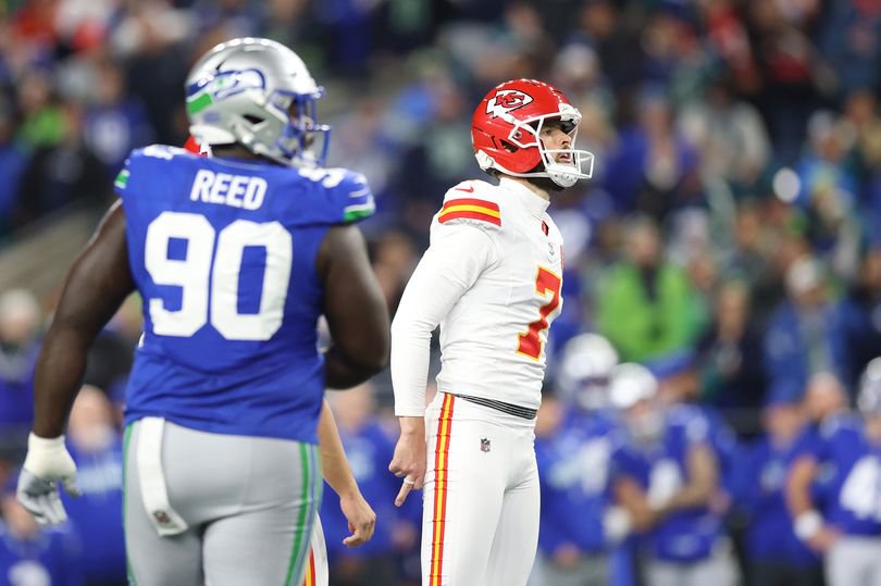Harrison Butker missed two field goals, derailing any Chiefs momentum in Seattle