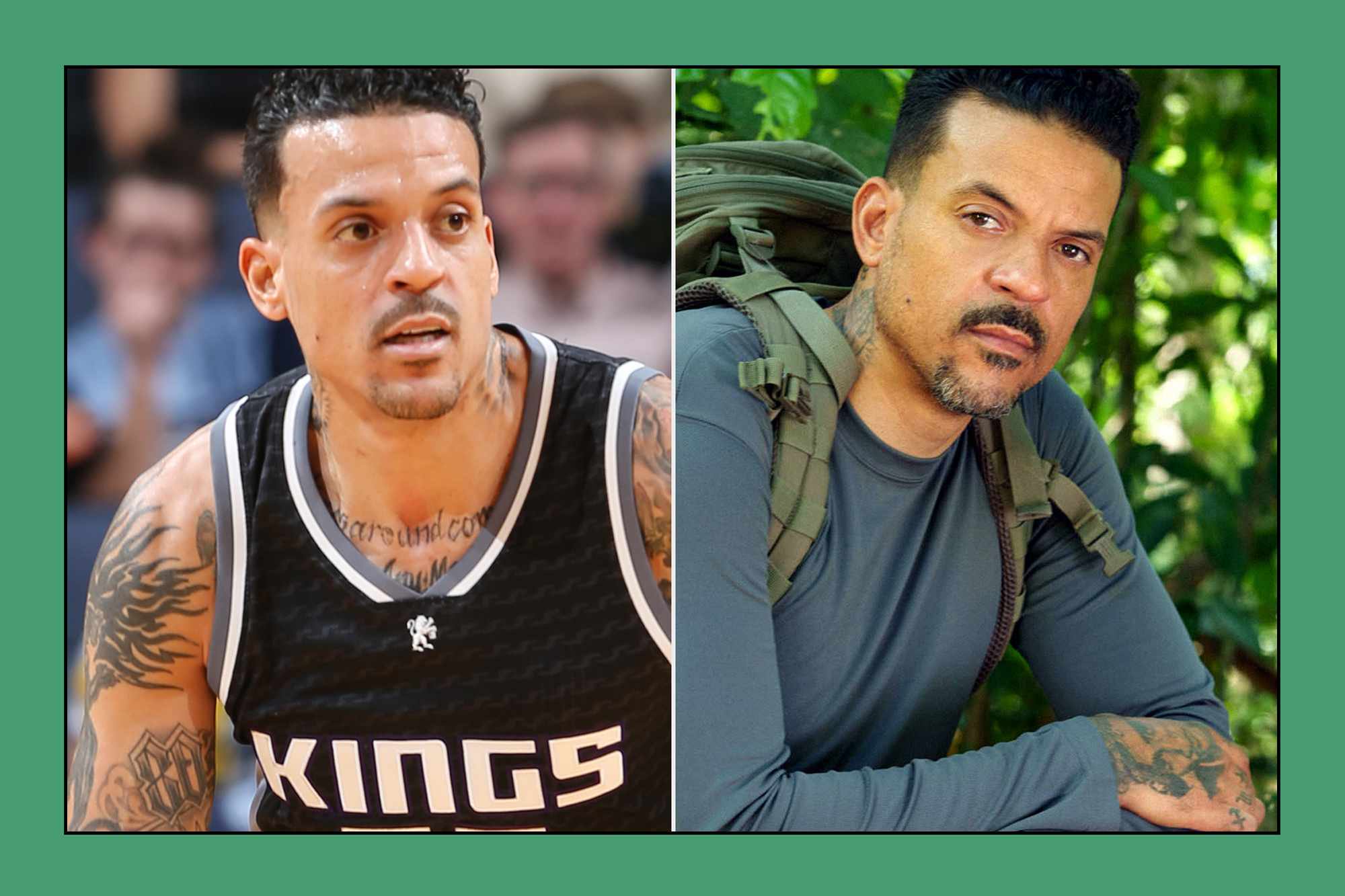 Matt Barnes playing with the Sacramento Kings in 2016; Matt Barnes in ‘Special Forces’ season 5Credit: Joe Murphy/Getty; FOX