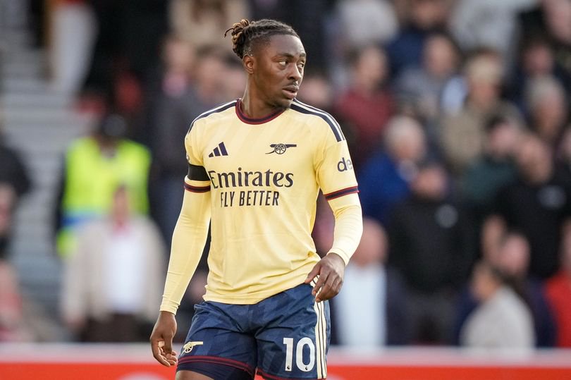 Ebere Eze during Arsenal's win at Nottingham Forest