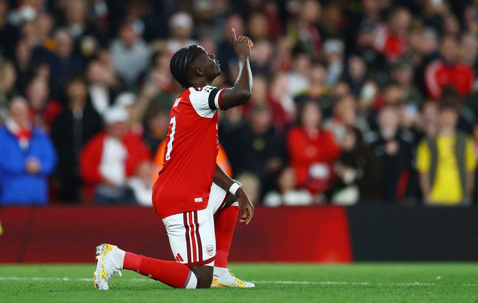 Bukayo Saka got a goal and an assist against the French outfit\u200b