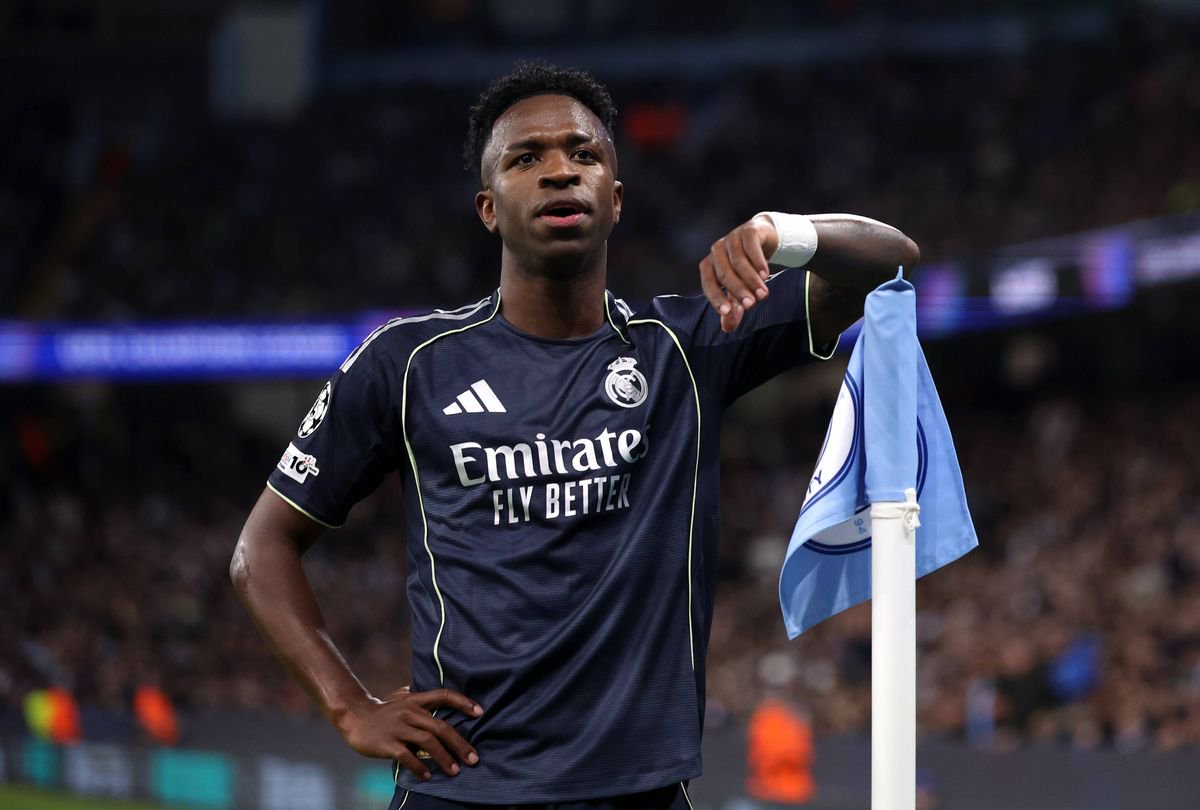 Vinicius Junior of Real Madrid celebrates