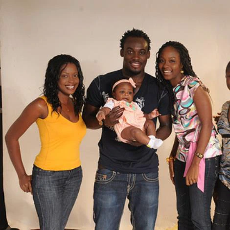 See pictures of Micheal Essien, his wife and children