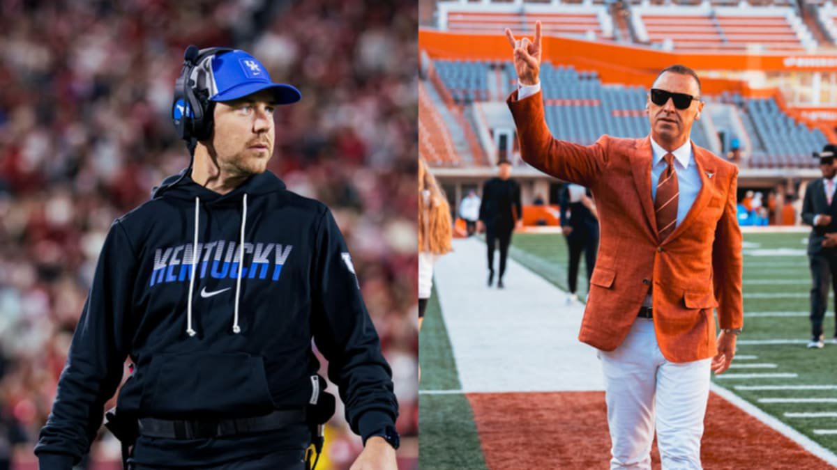 Will Stein, Steve Sarkisian. © ukfootball & texasfootball/Instagram