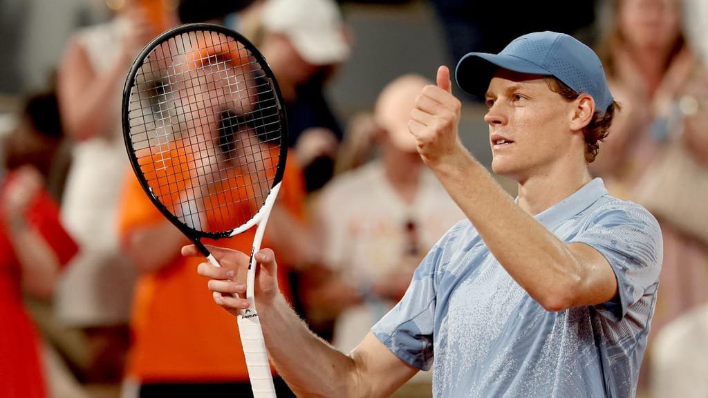 Jannik Sinner em Roland Garros (MOHAMMED BADRA/EPA)