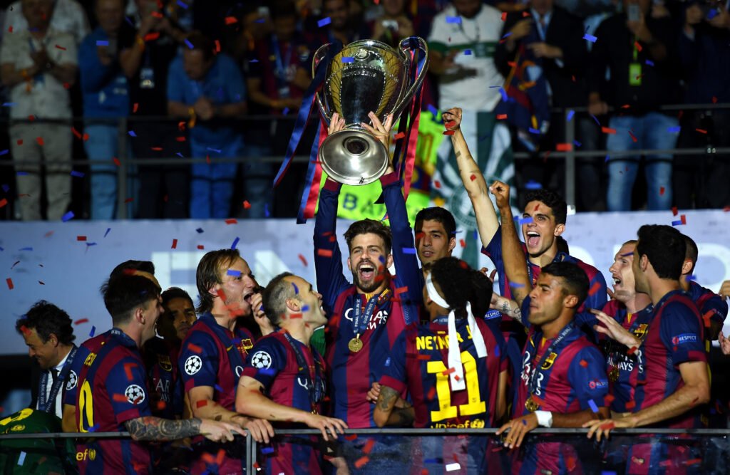 Gerard Pique trophy