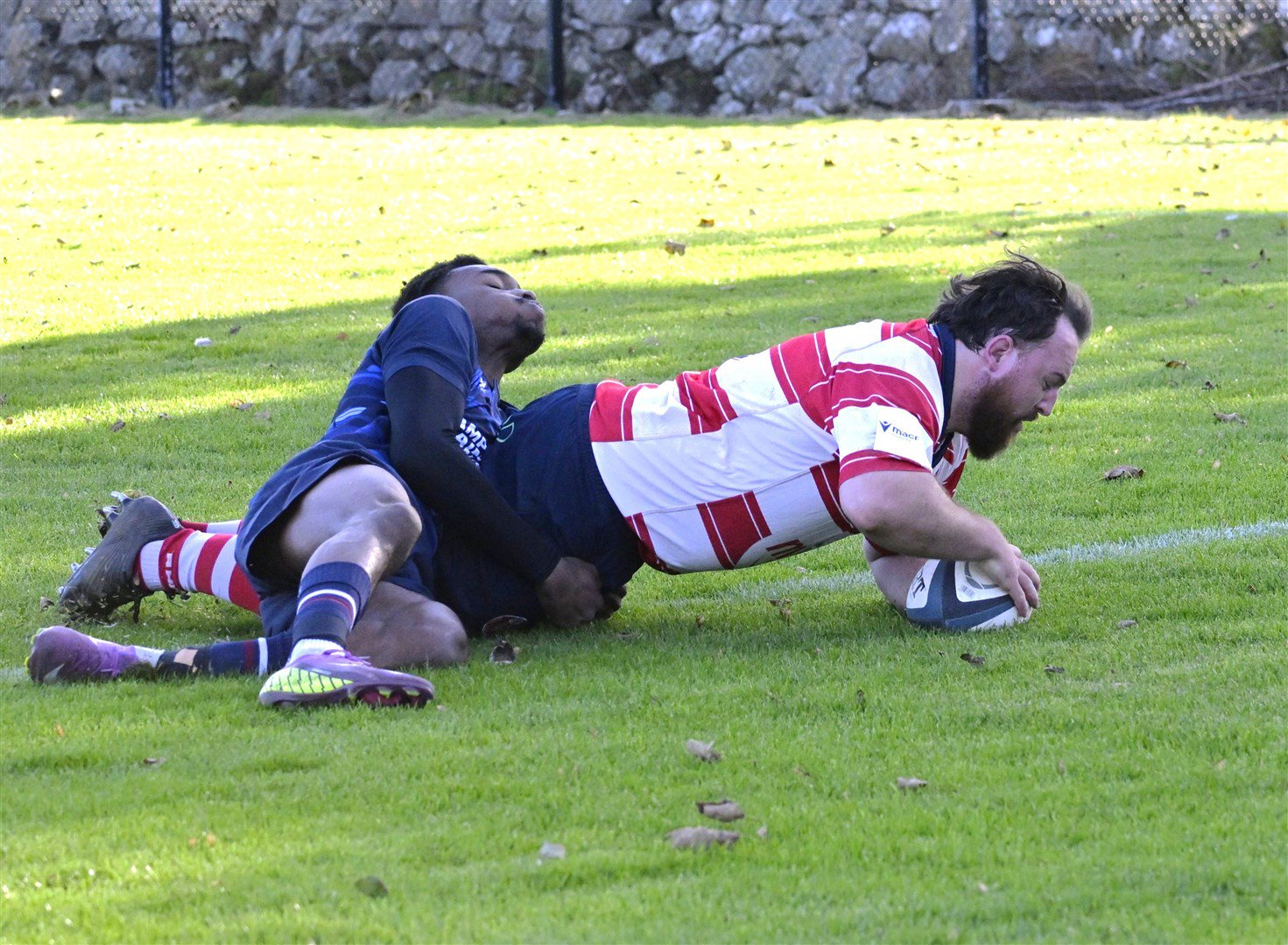 Mark Taylor scores. Picture: James Officer