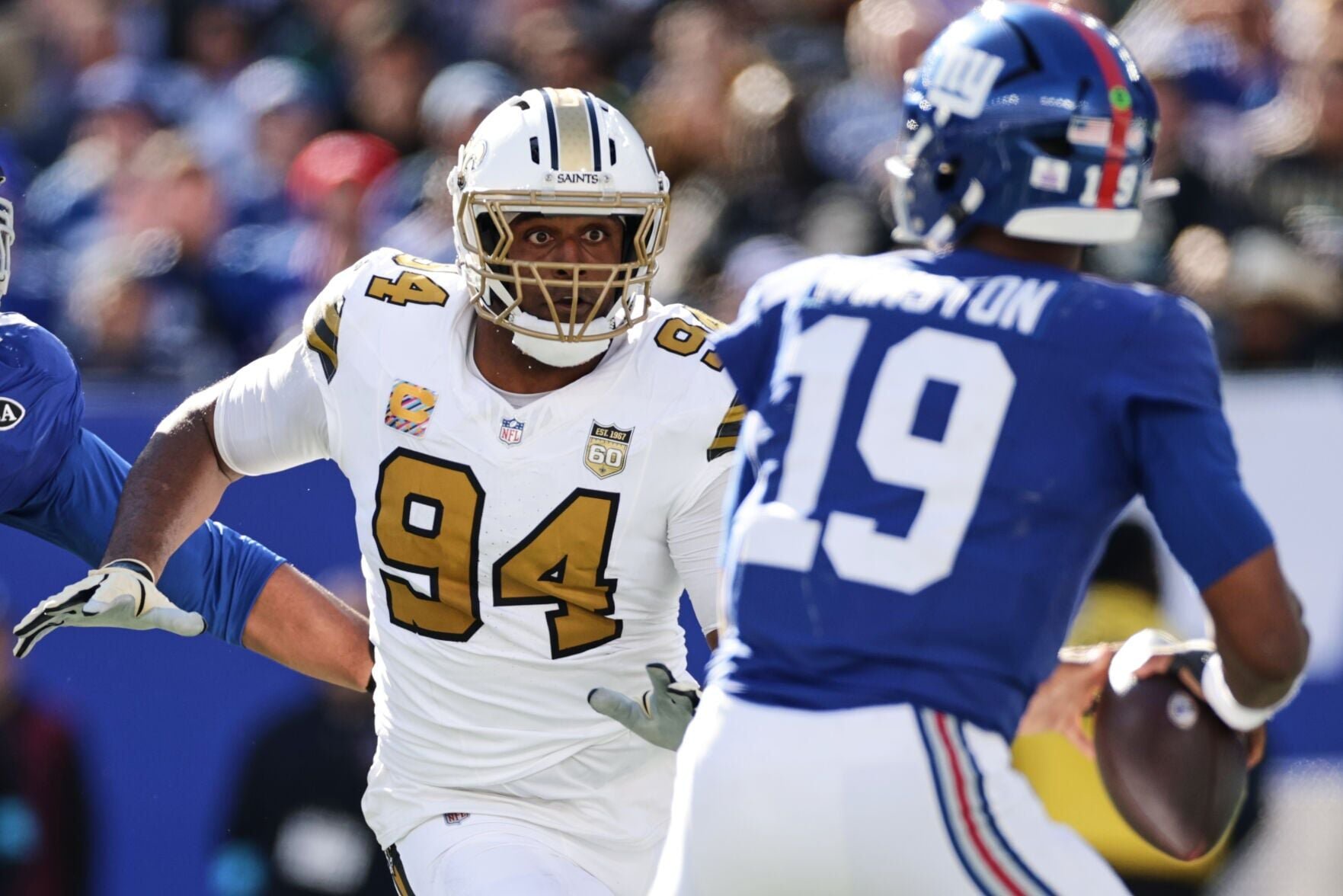 Saints Giants Football